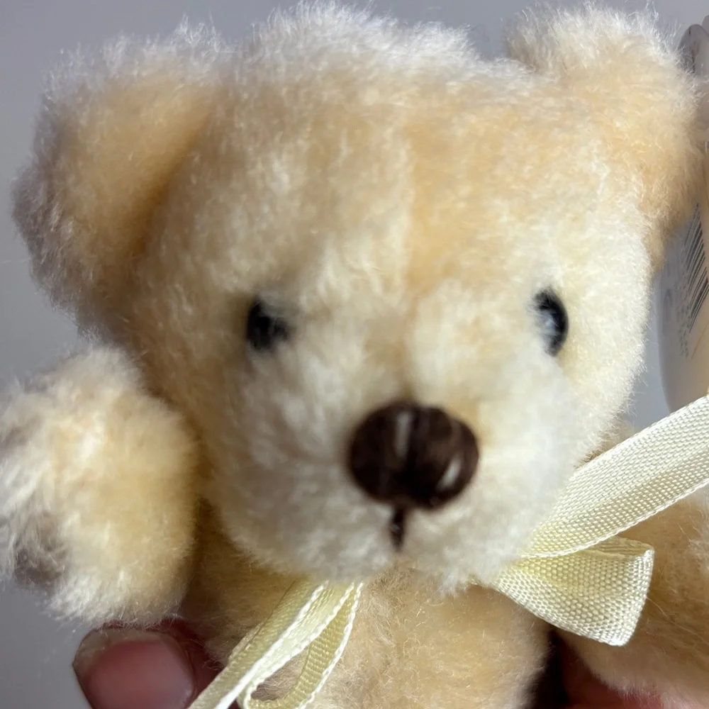 Vintage Plushpals Soft Toys Cream Teddy Bear With Posable Legs and Arms and Legs